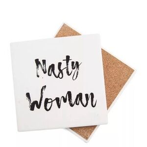 NWT 5 Thirstystone Nasty Woman Coasters